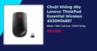 Chuột không dây Lenovo ThinkPad Essential Wireless 4X30M56887 (Black - Mới, Full box, Chính hãng)