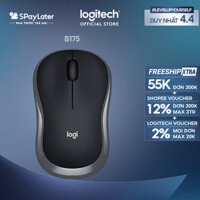 Chuột không dây Logitech B175 - USB 2.4Ghz, pin 1 năm, nhỏ gọn, thuận cả 2 tay, phù hợp PC/Laptop