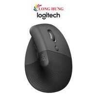Chuột không dây Logitech Lift Vertical Ergonomic Mouse - Hàng chính hãng - Than chì