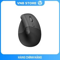 Chuột không dây Logitech Lift Vertical Ergonomic Mouse - Hàng chính hãng - Than chì