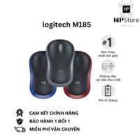 Chuột không dây Logitech M185 - USB, nhỏ gọn, thuận cả 2 tay, phù hợp PC/Laptop Hàng trưng bày trôi bảo hành hãng