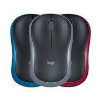 Chuột không dây Logitech M185 (NK) Màu Đen, BH:12 Tháng