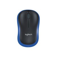 Chuột không dây logitech M185 ( Màu Xanh - Đen )