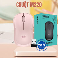 Chuột Không Dây Logitech M220 Silent Giảm 90% Tiếng Ồn Phiên Bản 2024 Độ Nhạy Cao Hàng Nhập Khẩu BH 1 Đổi 1 TAH Techwear