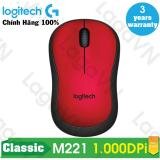 Chuột không dây Logitech M221 Wireless Silent - Hãng phân phối chính thức