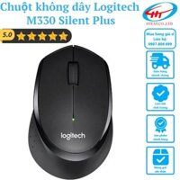 Chuột không dây Logitech M330 Silent Plus – Tặng kèm pin