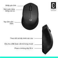 Chuột Không Dây Logitech M330 OEM Bản Mới Dành Cho Máy Tính SmartTV Nhẹ Êm Lướt Siêu Mượt BH 06T