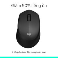 Chuột không dây Logitech M330 Silent Plus - Giảm ồn, USB, thuận tay phải, PC/ Laptop