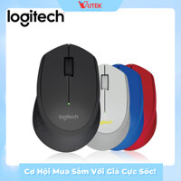 Chuột không dây Logitech M330 Silent Plus - Giảm ồn, USB, thuận tay phải, PC/ Laptop - VUTEK