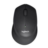 Chuột không dây Logitech M330 Silent Plus giảm ồn 90 - USB 2.4GHz, pin 2 năm, phù hợp người thuận tay phải, PC Laptop - Màu đen - Hàng chính hãng