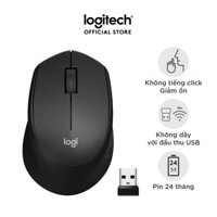 Chuột không dây Logitech M330, M280 Silent Plus giảm ồn, USB, thuận tay phải, PC Laptop - 3TStores KP2