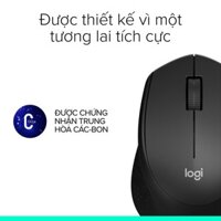 Chuột không dây Logitech M330 Silent Plus - Giảm ồn, USB, thuận tay phải, PC/ Laptop