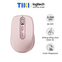 Chuôt không dây Logitech MX Anywhere 3S Wireless Bluetooth - Hàng chính hãng - Màu Hồng