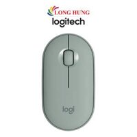 Chuột không dây Logitech Pebble M350 - Hàng chính hãng - Gỗ bạch đàn