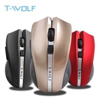 Chuột Không Dây Máy Tính Wireless T-WOLF Q5 Click Không Ồn  Kết Nối 2.4 GHZ 800-1800DPI Phù Hợp Sử Dụng Văn Phòng Silent