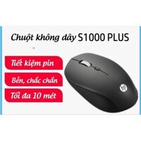 Chuột không dây máy tính, laptop HP S1000 cao cấp, siêu bền, siêu êm tay, bảo hành 12 tháng