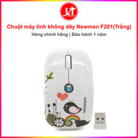 Chuột không dây Newmen Wireless F201 (Trắng)