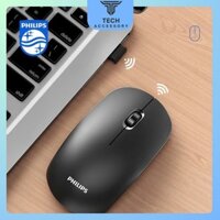 Chuột Không Dây Philips SPK7315 Công Nghệ Silient Click Thiết kế nhỏ gọn nút bấm êm có sạc và pin