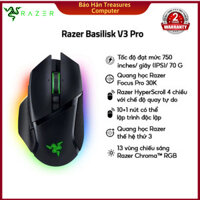 Chuột không dây Razer Basilisk V3 Pro-Ergonomic Wireless Gaming MouseMới, hàng chính hãng - Basilisk V3 Pro  Mouse Dock Pro