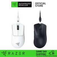 Chuột không dây Razer DeathAdder V3 Pro 30000 DPI Switch Op Gen-3 90 Triệu lần nhấn 63g 5 Nút Lập Trình Hàng nhập khẩu - Black