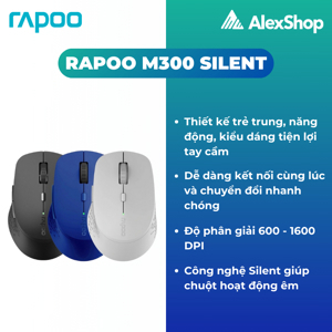 Chuột không dây Silent Rapoo M300