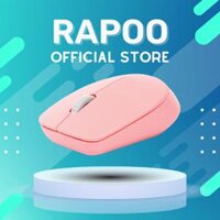 Chuột Không Dây Silent Wireless Và Bluetooth RAPOO M100 - Hàng Chính Hãng - Màu hồng