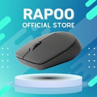 Chuột Không Dây Silent Wireless Và Bluetooth RAPOO M100 - Hàng Chính Hãng - Xám Đen