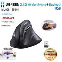 Chuột Không Dây Ugreen 15063 25444 MU006,6 nút im lặng 5 Cấp Độ 4000DPI 2.4G + PIN AA