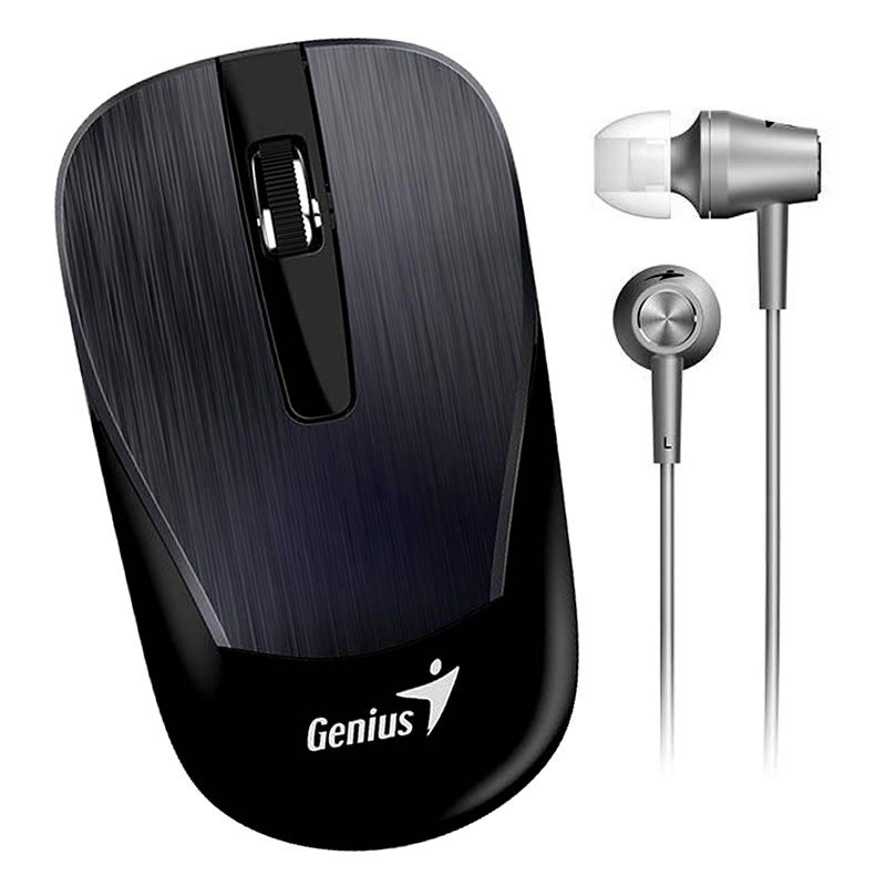 Chuột không dây và tai nghe Genius MH-8015