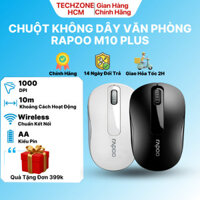 Chuột Không Dây Văn Phòng Rapoo M10 Plus 1000 DPI Nhỏ Gọn Dễ Sử Dụng Hoạt Động Tốt Trên Nhiều Bề Mặt