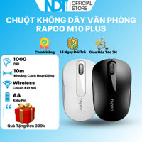 Chuột Không Dây Văn Phòng Rapoo M10 Plus 1000 DPI Nhỏ Gọn Dễ Sử Dụng Hoạt Động Tốt Trên Nhiều Bề Mặt