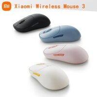 Chuột không dây xiaomi 3 bluetooth đầy màu sắc chế độ kép 2.4ghz văn phòng im lặng máy tính xách tay quang học công thái học soft-tone keying