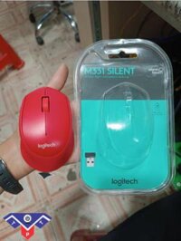 Chuột không dây Yên tĩnh M331 Plus của Logitech (RED )