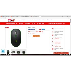Chuột Kiwi S190, không dây