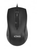 Chuột Konig KM68 - màu đen, có dây