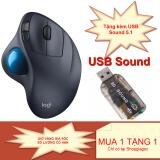 Chuột laser không dây Logitech Trackball M570 (Đen) + Tặng kèm USB Sound 3D âm thanh 5.1 cắm máy tính