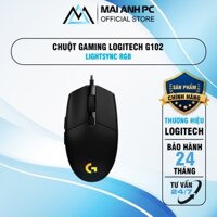 Chuột Logitech G102 Lightsync Gaming Black chính hãng