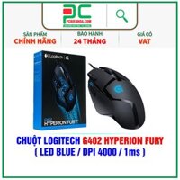 CHUỘT LOGITECH G402 HYPERION FURY ( LED BLUE / DPI 4000 / 1ms )