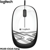 Chuột Logitech M105 Optical USB - Màu Trắng