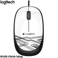 Chuột Logitech M105 Optical USB  White
