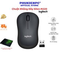 Chuột Logitech M220 Silent Không Dây - Giảm Tiếng Ồn - PhuKienPC - Bảo Hành 24 Tháng