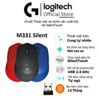 Chuột Logitech M331/M330 Silent Plus - Giảm ồn, Kết nối USB, thuận tay phải, PC/ Laptop