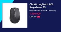 Chuột Logitech MX Anywhere 3S (Hồng - Mới, Full box, Nhập khẩu)