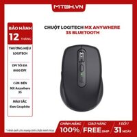 Chuột Logitech MX Anywhere 3S Bluetooth Wireless (Đen Graphite)