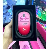 Chuột Logitech Pro X Superlight Lightspeed Barbie Limited + Dock sạc Barbie Limited + Túi xách Barbie + Pad barbie