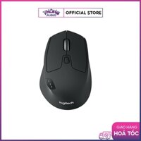Chuột Logitech Triathlon M720 - Kết nối cùng lúc 3 thiết bị -qua Bluetooth hoặc USB receiver không dây - Hàng chính hãng