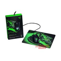 Chuột + Lót chuột Razer Abyssus Lite & Razer Goliathus Mobile Construct Edition - RZ83-02730100-B3M1
