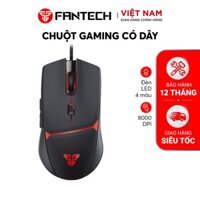 Chuột Macro Gaming Fantech VX7 Crypto (Màu đen/trắng) 6D RGB. DPI 200 đến 8000