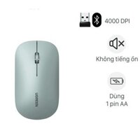 Chuột Máy Tính Bluetooth Ugreen MU001 25159– Hỗ Trợ Kết Nối USB 2.4G Màu Xanh Ngọc