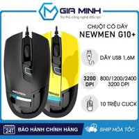 Chuột Máy Tính Chơi Game Có Dây Newmen G10+ DPI 3200 Switch Kaith - Bảo Hành 24 Tháng